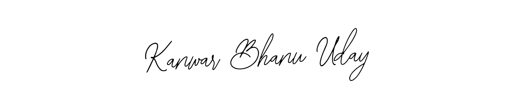 Make a beautiful signature design for name Kanwar Bhanu Uday. With this signature (Bearetta-2O07w) style, you can create a handwritten signature for free. Kanwar Bhanu Uday signature style 12 images and pictures png