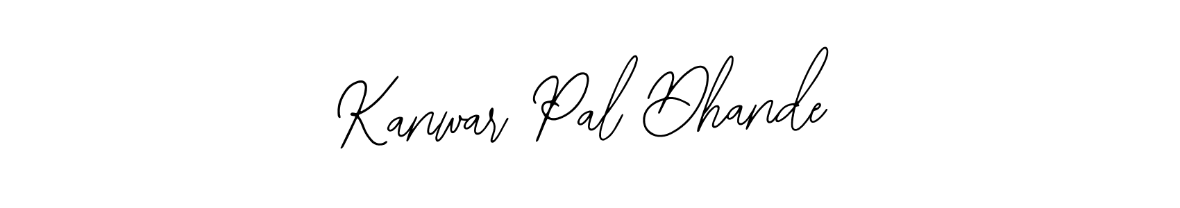 Create a beautiful signature design for name Kanwar Pal Dhande. With this signature (Bearetta-2O07w) fonts, you can make a handwritten signature for free. Kanwar Pal Dhande signature style 12 images and pictures png