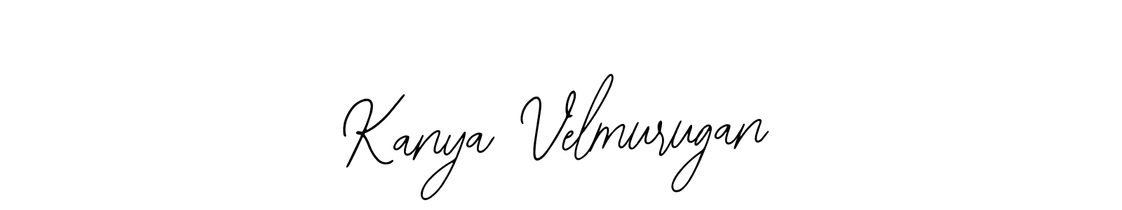 Use a signature maker to create a handwritten signature online. With this signature software, you can design (Bearetta-2O07w) your own signature for name Kanya Velmurugan. Kanya Velmurugan signature style 12 images and pictures png