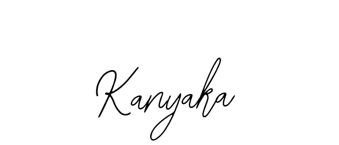 Create a beautiful signature design for name Kanyaka. With this signature (Bearetta-2O07w) fonts, you can make a handwritten signature for free. Kanyaka signature style 12 images and pictures png