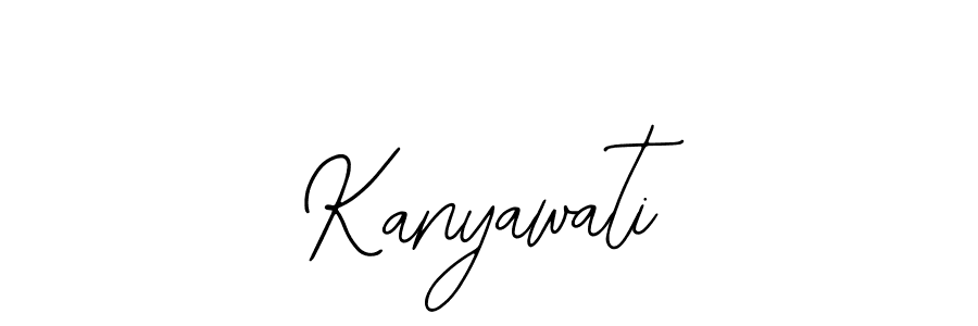 if you are searching for the best signature style for your name Kanyawati. so please give up your signature search. here we have designed multiple signature styles  using Bearetta-2O07w. Kanyawati signature style 12 images and pictures png