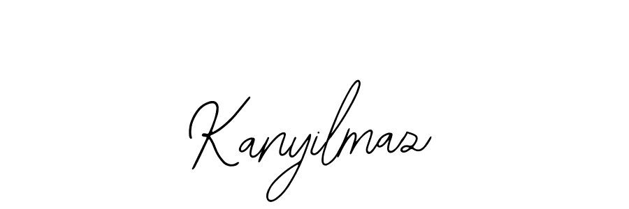 Use a signature maker to create a handwritten signature online. With this signature software, you can design (Bearetta-2O07w) your own signature for name Kanyilmaz. Kanyilmaz signature style 12 images and pictures png