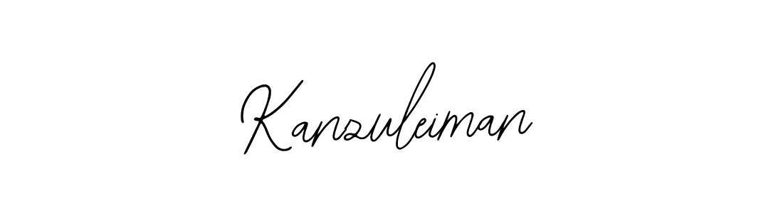 How to make Kanzuleiman signature? Bearetta-2O07w is a professional autograph style. Create handwritten signature for Kanzuleiman name. Kanzuleiman signature style 12 images and pictures png
