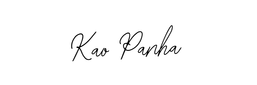 How to Draw Kao Panha signature style? Bearetta-2O07w is a latest design signature styles for name Kao Panha. Kao Panha signature style 12 images and pictures png