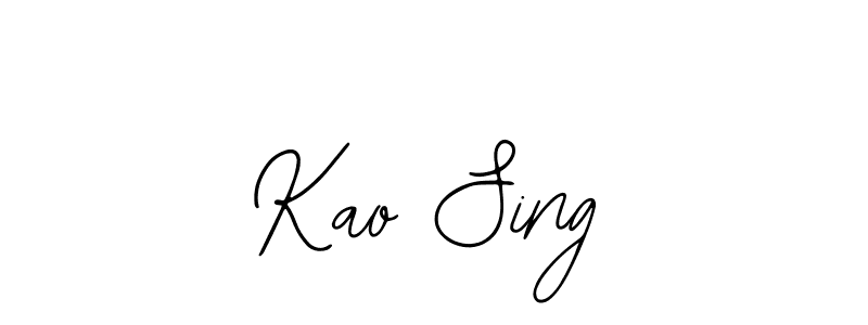 How to make Kao Sing signature? Bearetta-2O07w is a professional autograph style. Create handwritten signature for Kao Sing name. Kao Sing signature style 12 images and pictures png