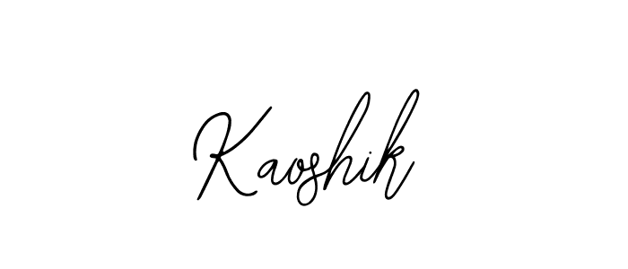 Use a signature maker to create a handwritten signature online. With this signature software, you can design (Bearetta-2O07w) your own signature for name Kaoshik. Kaoshik signature style 12 images and pictures png