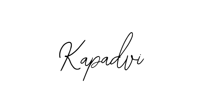 if you are searching for the best signature style for your name Kapadvi. so please give up your signature search. here we have designed multiple signature styles  using Bearetta-2O07w. Kapadvi signature style 12 images and pictures png