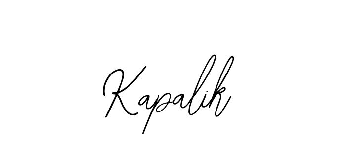 Similarly Bearetta-2O07w is the best handwritten signature design. Signature creator online .You can use it as an online autograph creator for name Kapalik. Kapalik signature style 12 images and pictures png