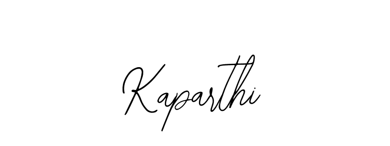 How to Draw Kaparthi signature style? Bearetta-2O07w is a latest design signature styles for name Kaparthi. Kaparthi signature style 12 images and pictures png