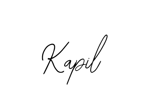 You should practise on your own different ways (Bearetta-2O07w) to write your name (Kapil) in signature. don't let someone else do it for you. Kapil signature style 12 images and pictures png
