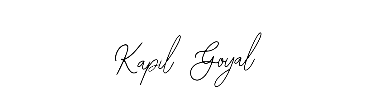 Similarly Bearetta-2O07w is the best handwritten signature design. Signature creator online .You can use it as an online autograph creator for name Kapil  Goyal. Kapil  Goyal signature style 12 images and pictures png