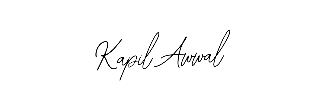 Make a beautiful signature design for name Kapil Awwal. Use this online signature maker to create a handwritten signature for free. Kapil Awwal signature style 12 images and pictures png