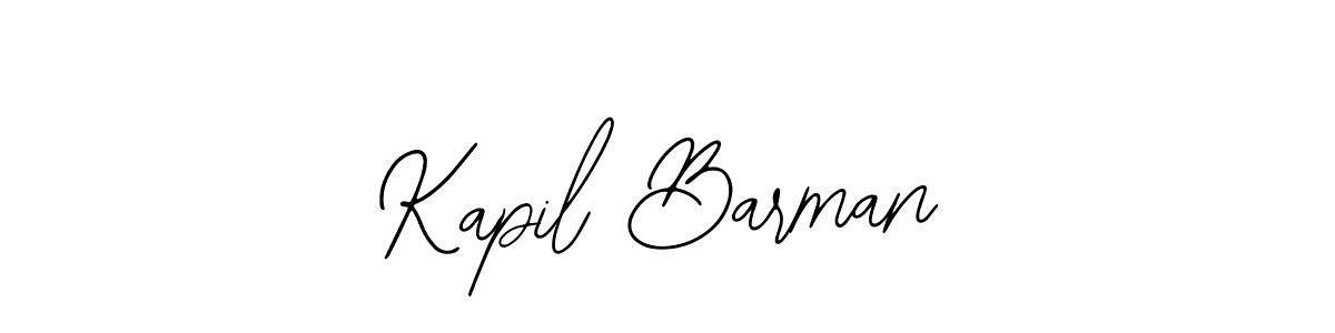 How to make Kapil Barman name signature. Use Bearetta-2O07w style for creating short signs online. This is the latest handwritten sign. Kapil Barman signature style 12 images and pictures png