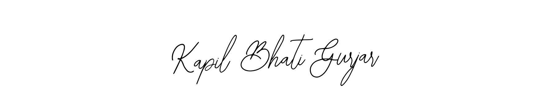 How to make Kapil Bhati Gurjar signature? Bearetta-2O07w is a professional autograph style. Create handwritten signature for Kapil Bhati Gurjar name. Kapil Bhati Gurjar signature style 12 images and pictures png