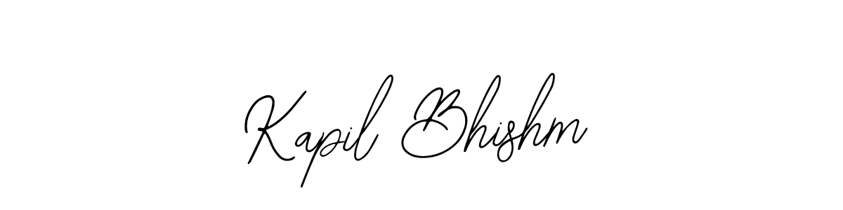 if you are searching for the best signature style for your name Kapil Bhishm. so please give up your signature search. here we have designed multiple signature styles  using Bearetta-2O07w. Kapil Bhishm signature style 12 images and pictures png