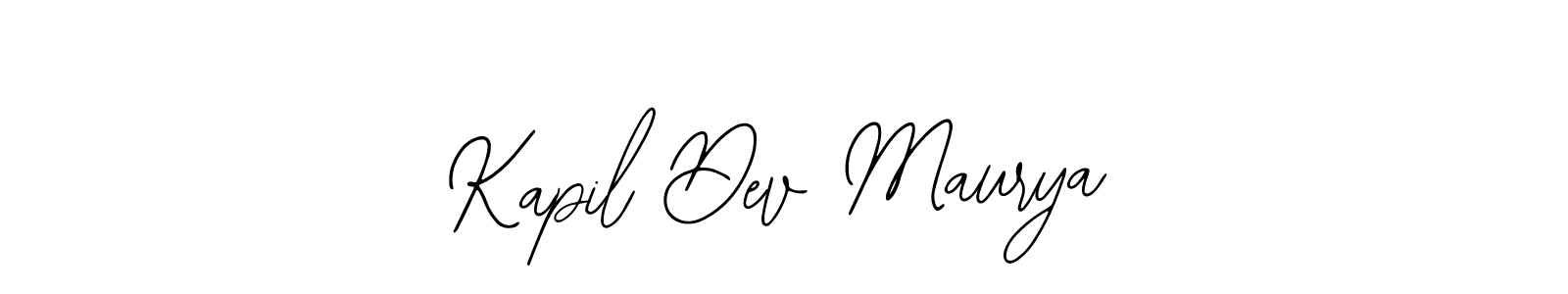 The best way (Bearetta-2O07w) to make a short signature is to pick only two or three words in your name. The name Kapil Dev Maurya include a total of six letters. For converting this name. Kapil Dev Maurya signature style 12 images and pictures png