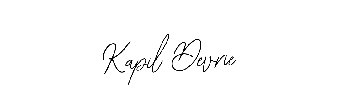 How to make Kapil Devne name signature. Use Bearetta-2O07w style for creating short signs online. This is the latest handwritten sign. Kapil Devne signature style 12 images and pictures png