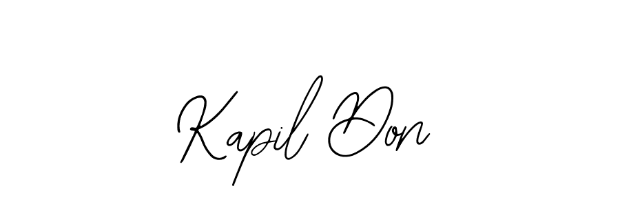 Similarly Bearetta-2O07w is the best handwritten signature design. Signature creator online .You can use it as an online autograph creator for name Kapil Don. Kapil Don signature style 12 images and pictures png