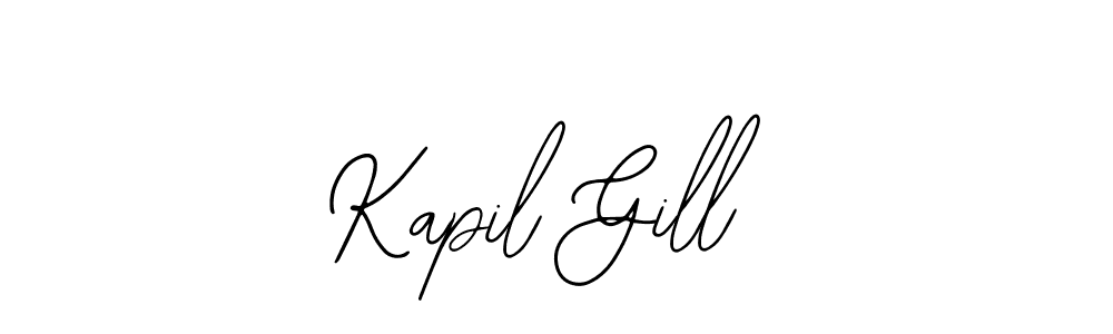 Make a beautiful signature design for name Kapil Gill. With this signature (Bearetta-2O07w) style, you can create a handwritten signature for free. Kapil Gill signature style 12 images and pictures png