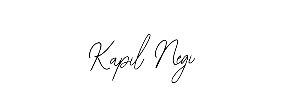 The best way (Bearetta-2O07w) to make a short signature is to pick only two or three words in your name. The name Kapil Negi include a total of six letters. For converting this name. Kapil Negi signature style 12 images and pictures png