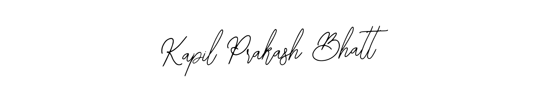 It looks lik you need a new signature style for name Kapil Prakash Bhatt. Design unique handwritten (Bearetta-2O07w) signature with our free signature maker in just a few clicks. Kapil Prakash Bhatt signature style 12 images and pictures png