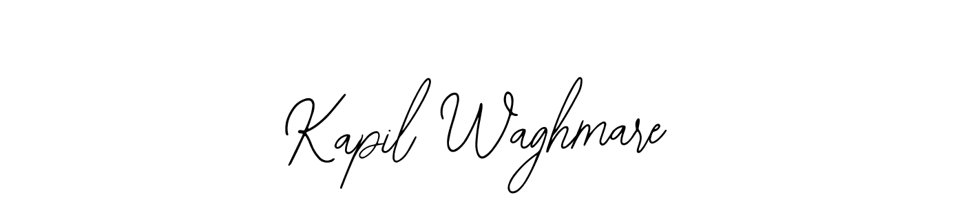 The best way (Bearetta-2O07w) to make a short signature is to pick only two or three words in your name. The name Kapil Waghmare include a total of six letters. For converting this name. Kapil Waghmare signature style 12 images and pictures png