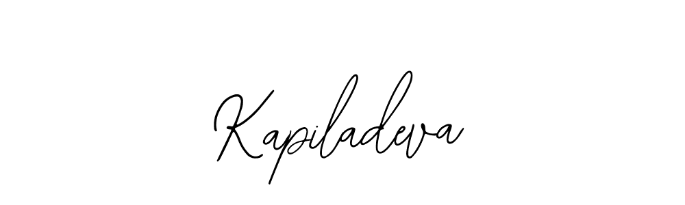 Use a signature maker to create a handwritten signature online. With this signature software, you can design (Bearetta-2O07w) your own signature for name Kapiladeva. Kapiladeva signature style 12 images and pictures png