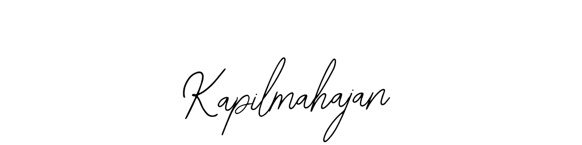 Use a signature maker to create a handwritten signature online. With this signature software, you can design (Bearetta-2O07w) your own signature for name Kapilmahajan. Kapilmahajan signature style 12 images and pictures png