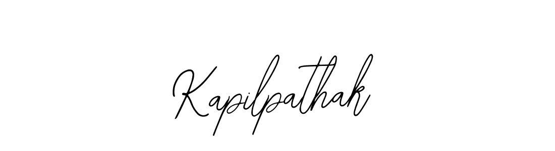 Similarly Bearetta-2O07w is the best handwritten signature design. Signature creator online .You can use it as an online autograph creator for name Kapilpathak. Kapilpathak signature style 12 images and pictures png