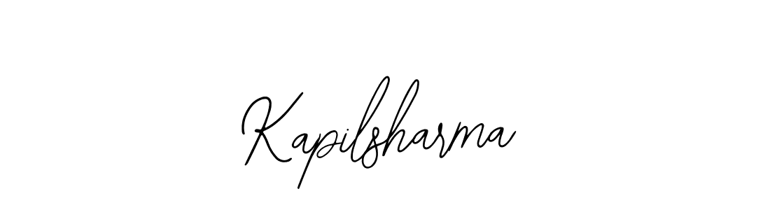 How to make Kapilsharma signature? Bearetta-2O07w is a professional autograph style. Create handwritten signature for Kapilsharma name. Kapilsharma signature style 12 images and pictures png