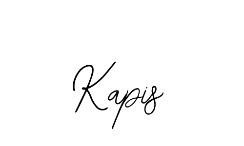 Design your own signature with our free online signature maker. With this signature software, you can create a handwritten (Bearetta-2O07w) signature for name Kapis. Kapis signature style 12 images and pictures png