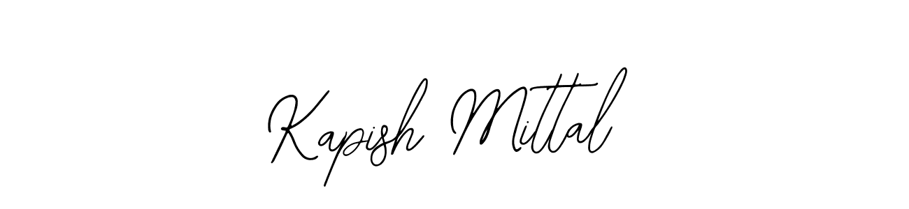 Use a signature maker to create a handwritten signature online. With this signature software, you can design (Bearetta-2O07w) your own signature for name Kapish Mittal. Kapish Mittal signature style 12 images and pictures png