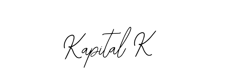 Also You can easily find your signature by using the search form. We will create Kapital K name handwritten signature images for you free of cost using Bearetta-2O07w sign style. Kapital K signature style 12 images and pictures png