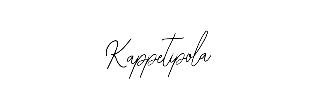 Also You can easily find your signature by using the search form. We will create Kappetipola name handwritten signature images for you free of cost using Bearetta-2O07w sign style. Kappetipola signature style 12 images and pictures png