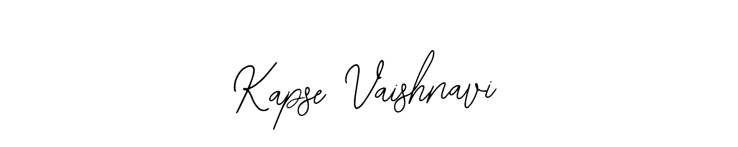 Also we have Kapse Vaishnavi name is the best signature style. Create professional handwritten signature collection using Bearetta-2O07w autograph style. Kapse Vaishnavi signature style 12 images and pictures png