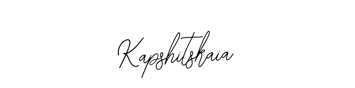 Also we have Kapshitskaia name is the best signature style. Create professional handwritten signature collection using Bearetta-2O07w autograph style. Kapshitskaia signature style 12 images and pictures png