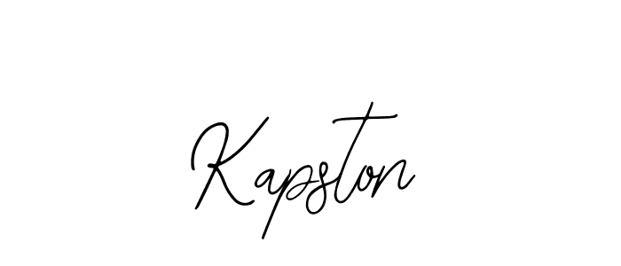 How to make Kapston signature? Bearetta-2O07w is a professional autograph style. Create handwritten signature for Kapston name. Kapston signature style 12 images and pictures png