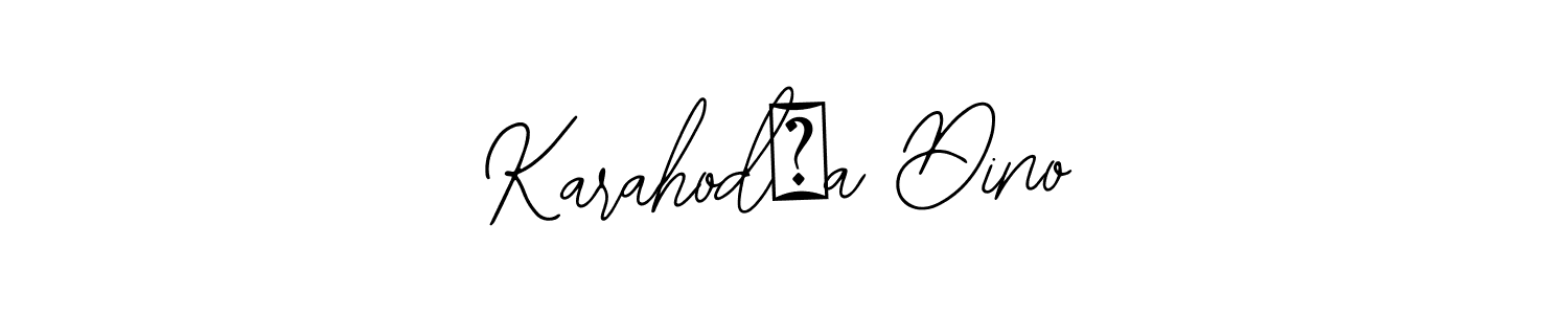 Make a beautiful signature design for name Karahodža Dino. Use this online signature maker to create a handwritten signature for free. Karahodža Dino signature style 12 images and pictures png