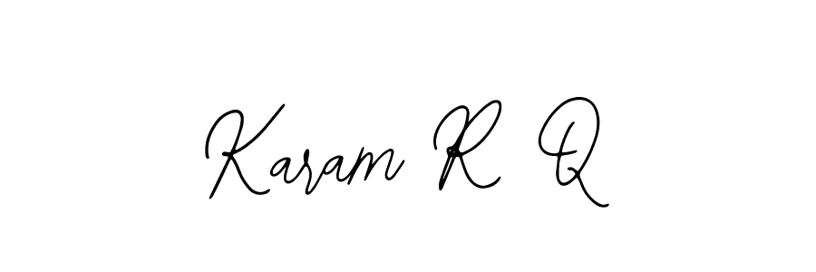It looks lik you need a new signature style for name Karam R Q. Design unique handwritten (Bearetta-2O07w) signature with our free signature maker in just a few clicks. Karam R Q signature style 12 images and pictures png