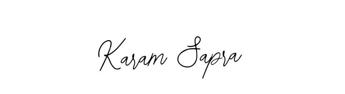 Karam Sapra stylish signature style. Best Handwritten Sign (Bearetta-2O07w) for my name. Handwritten Signature Collection Ideas for my name Karam Sapra. Karam Sapra signature style 12 images and pictures png