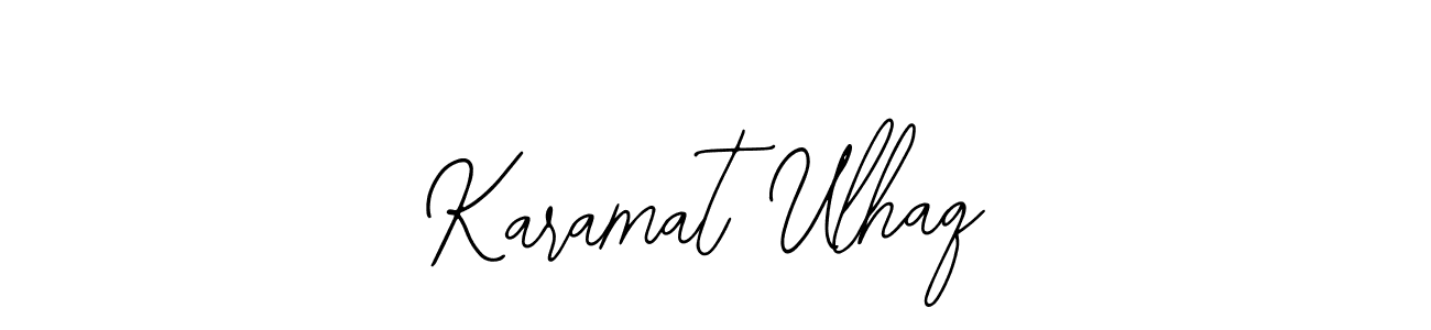 Bearetta-2O07w is a professional signature style that is perfect for those who want to add a touch of class to their signature. It is also a great choice for those who want to make their signature more unique. Get Karamat Ulhaq name to fancy signature for free. Karamat Ulhaq signature style 12 images and pictures png