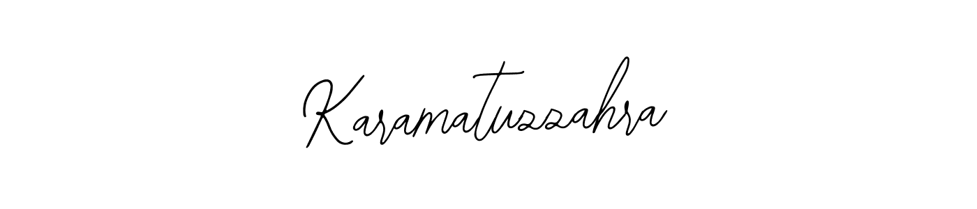 Use a signature maker to create a handwritten signature online. With this signature software, you can design (Bearetta-2O07w) your own signature for name Karamatuzzahra. Karamatuzzahra signature style 12 images and pictures png