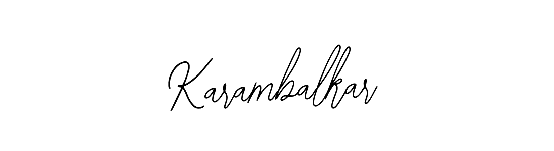 Make a beautiful signature design for name Karambalkar. With this signature (Bearetta-2O07w) style, you can create a handwritten signature for free. Karambalkar signature style 12 images and pictures png