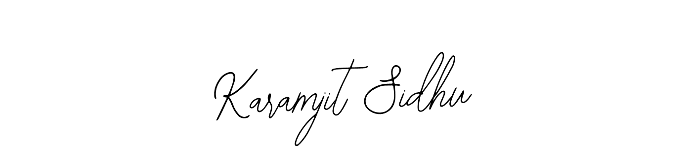 How to make Karamjit Sidhu signature? Bearetta-2O07w is a professional autograph style. Create handwritten signature for Karamjit Sidhu name. Karamjit Sidhu signature style 12 images and pictures png