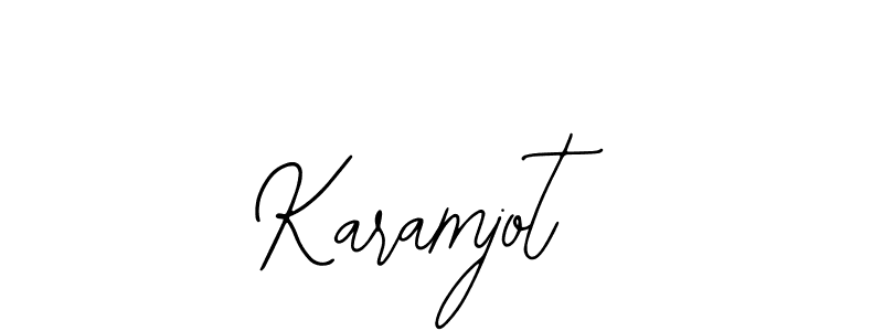 Also we have Karamjot name is the best signature style. Create professional handwritten signature collection using Bearetta-2O07w autograph style. Karamjot signature style 12 images and pictures png