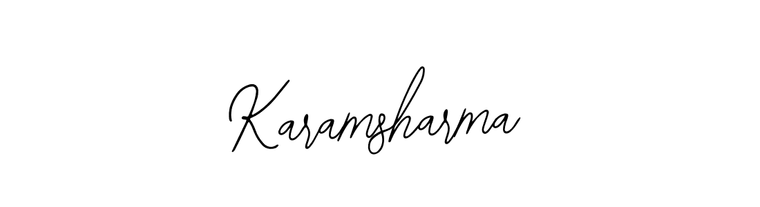 Make a beautiful signature design for name Karamsharma. With this signature (Bearetta-2O07w) style, you can create a handwritten signature for free. Karamsharma signature style 12 images and pictures png