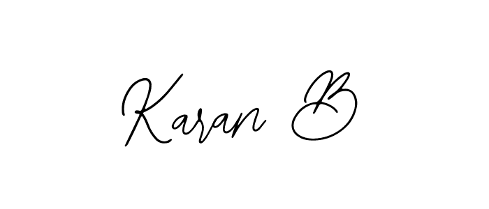 Use a signature maker to create a handwritten signature online. With this signature software, you can design (Bearetta-2O07w) your own signature for name Karan B. Karan B signature style 12 images and pictures png
