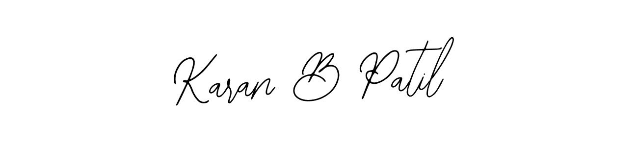 How to make Karan B Patil signature? Bearetta-2O07w is a professional autograph style. Create handwritten signature for Karan B Patil name. Karan B Patil signature style 12 images and pictures png