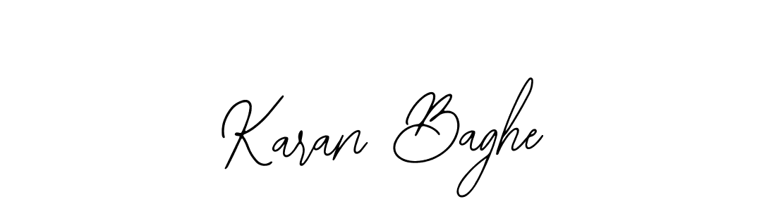 How to make Karan Baghe name signature. Use Bearetta-2O07w style for creating short signs online. This is the latest handwritten sign. Karan Baghe signature style 12 images and pictures png