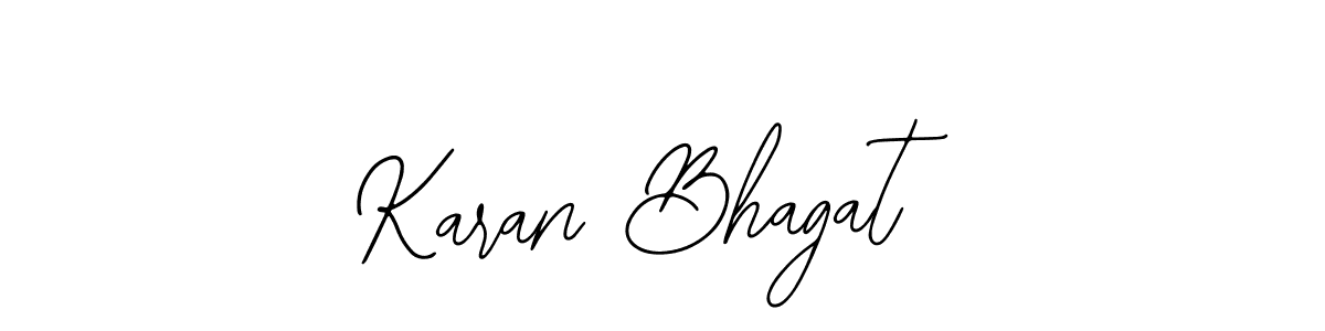 Use a signature maker to create a handwritten signature online. With this signature software, you can design (Bearetta-2O07w) your own signature for name Karan Bhagat. Karan Bhagat signature style 12 images and pictures png